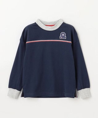 J.PRESS KIDS 【100-130cm】トリコロールライン カットソー ネイビー系