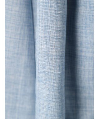 earth music&ecology アシメペプラムフレアバックレースミディ丈スカート Blue