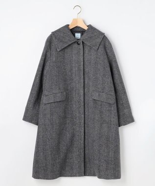組曲 ウールモッサステンカラー コート モノトーン系8