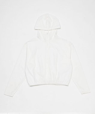 WEGO 【日焼け対策/セットアップ対応】ラッシュガードZIPパーカー ホワイト