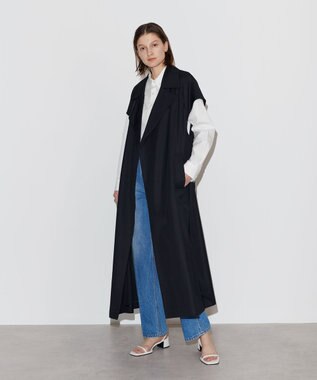 NAVE 【Nave　洗える】デニム センタープレスパンツ スカイブルー系