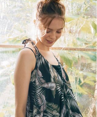 San-ai Resort（三愛水着楽園） WEB限定　ドレスパレオ3点セット【Beach Queen（ビーチクイーン）】 ブラック