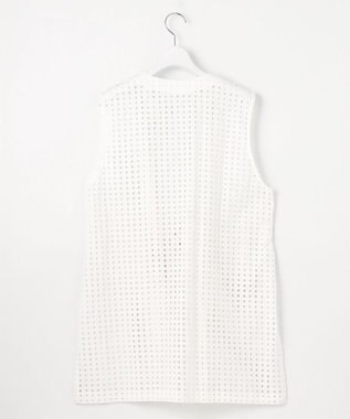 23区 【Indian Factory】アイレットレース ジレ ホワイト系