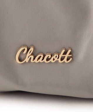 Chacott リボン2wayトートバッグ グレージュ