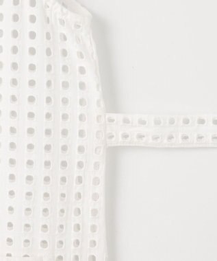 23区 【Indian Factory】アイレットレース ジレ ホワイト系