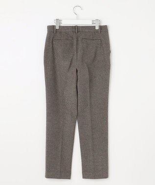 J.PRESS LADIES S 【洗える】チェルビック チェック テーパード パンツ ブラウン系3