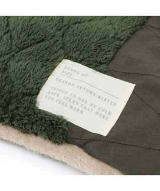 PET PARADISE ペットパラダイス 遠赤外線 マット 《オニオン柄》 角型 80×60cm 小型犬 カーキ