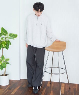 WEGO 【ユニセックス着用ITEM】別注　U.S POLO ASSN.　ハーフZIPPO グレーその他