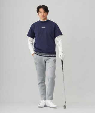 23区GOLF 【MEN】【袖取り外し可】２ＷＡＹプルオーバー ネイビー系