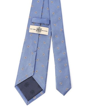 J.PRESS MEN 【VINTAGE JACQUARD COLLECTION】ペイズリー柄 ネクタイ サックスブルー系7