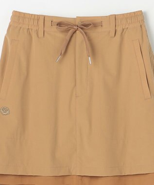 PW CIRCULUS 【蓄熱裏地】【WOMEN】バイカラースカート ゴルフウェア レディース ベージュ系