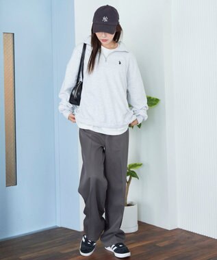 WEGO 【ユニセックス着用ITEM】別注　U.S POLO ASSN.　ハーフZIPPO グレーその他