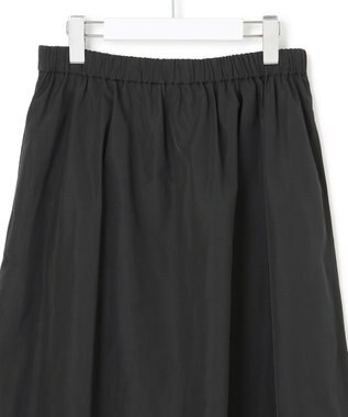 ICB L エステルメモリータフタ バルーンスカート ブラック系