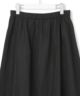 ICB L エステルメモリータフタ バルーンスカート ブラック系