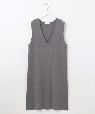 ANY SIS 【大人百花掲載 ヨンアさん着用】2SET ニットジャンスカ セット ライトグレー×アイボリー