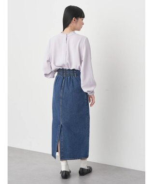 earth music&ecology ２ｗａｙフリルブラウス Off White