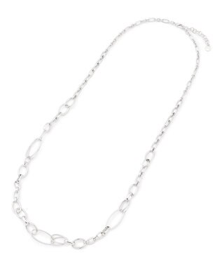 23区 ミックスリング チェーン ネックレス シルバー系