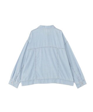 Green Parks シアーデニムシャツＧジャン Black