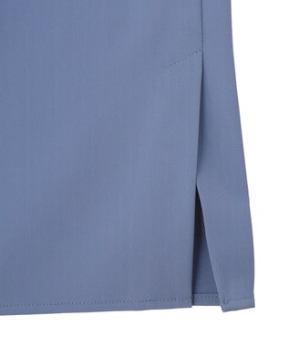 YECCA VECCA 【接触冷感】COOLスリットワイドパンツ Blue