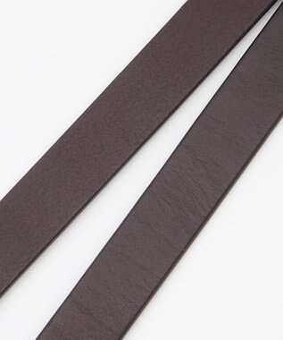 組曲 ツイストバックルレザーベルト ブラウン系