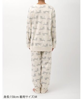 tsumori chisato SLEEP ツモリチサト パジャマ 長袖 長ズボン 綿100%(本体) レディース UDX586 /ワコール アイボリー
