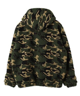 WEGO 迷彩ロゴボアパーカー 柄1