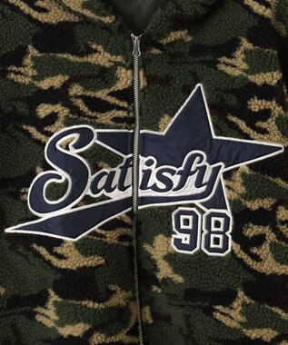 WEGO 迷彩ロゴボアパーカー 柄1