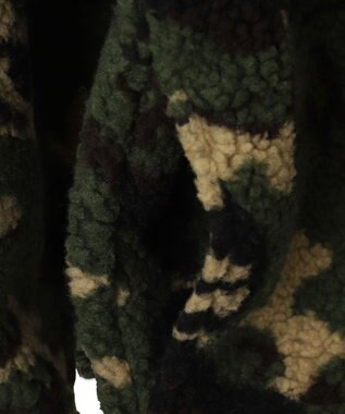 WEGO 迷彩ロゴボアパーカー 柄1