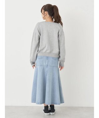 earth music&ecology ＵＶカット加工　ベーシックカーディガン Light Gray