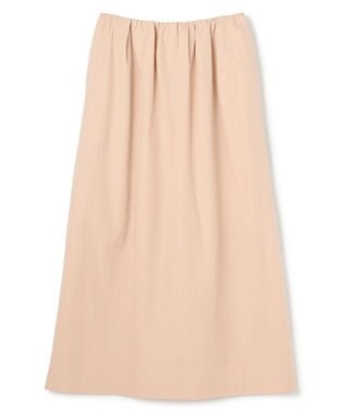 BEIGE， MALLOW / コットンタック イージーフレアスカート Beige