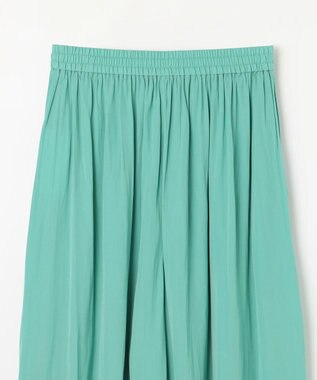 ANY 【ウエストゴム】ラップギャザースカーチョ グリーン