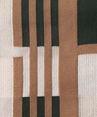 TRICOTE ブロックチェックトートバッグ【軽くて丈夫・A4対応】 48KHAKI