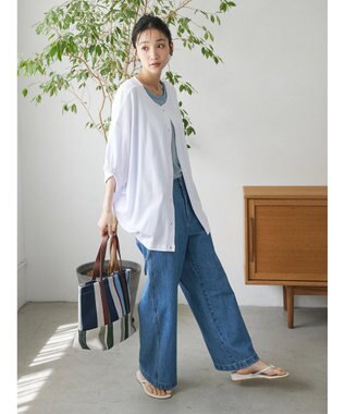 CRAFT STANDARD BOUTIQUE ２ＷＡＹカットカーディガン　 White