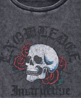 WEGO ヴィンテージウォッシュグラフィックリブT 柄4