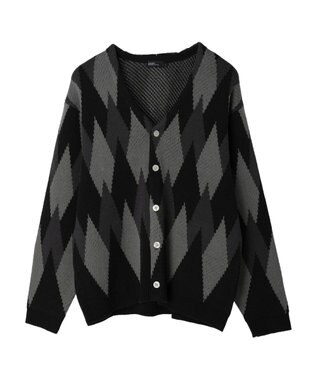 CRAFT STANDARD BOUTIQUE 【男女兼用】アーガイル柄カーディガン Black