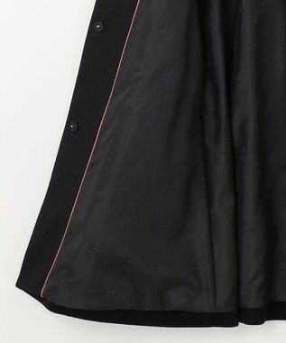 TOCCA 【WEB限定カラー有り】【消臭】MILKY PUFF リボンウールコート [WEB限定]ブラック系
