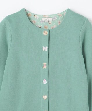 ANY KIDS スイーツ スナップボタン カーディガン ミント