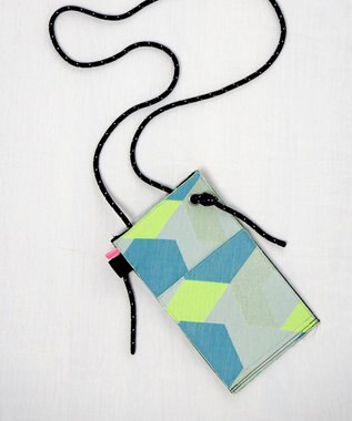 POLS FLATスマホショルダー ブルー