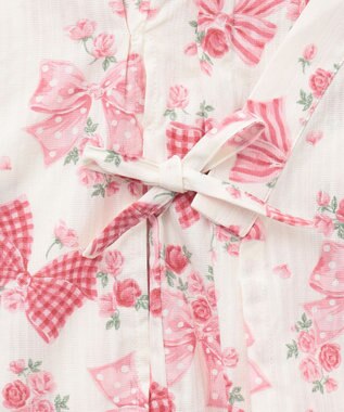 ANY KIDS 3WAY ロング丈 浴衣 セット リボン総柄