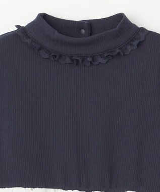 ANY KIDS ドッキング チュール ワンピース ネイビー×ホワイト