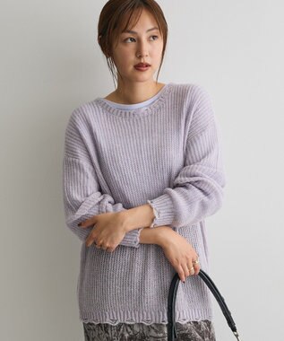 CRAFT STANDARD BOUTIQUE シアーモヘヤライクニットプルオーバー