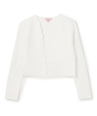 TOCCA 【洗える】SCALLOP ボレロ オフ