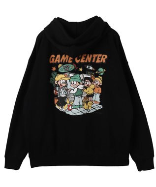 WEGO 【ユニセックス着用ITEM】別注NEW　JACKグラフィックプルパーカー ブラック