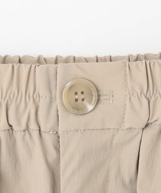 ANY L 【洗濯機可/ウエストゴム】撥水バレルパンツ サンド