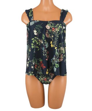 San-ai Resort（三愛水着楽園） タンキニ３点セット　9M・11L【San-ai Resort（サンアイリゾート）】 ネイビー