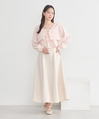 earth music&ecology ティアードアンサンブルブラウス Pink