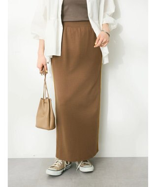 CRAFT STANDARD BOUTIQUE パイピングラインスカート Mocha