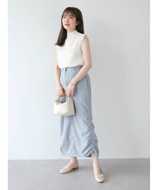 Green Parks ・Ｐｅｔｉｔ　Ｆｌｅｕｒ　ウェーブメロープルオーバー Off White