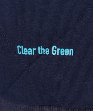 PW CIRCULUS 【裏地付き/防寒】【WOMEN】キルティングスエットプルオーバー ネイビー系