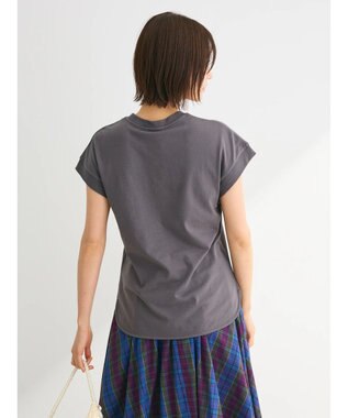 Green Parks ・Ｐｅｔｉｔ　Ｆｌｅｕｒ　リブフレンチＴＥＥ Charcoal Gray